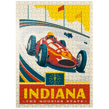 puzzleplate Indiana: The Hoosier State 500 Jigsaw Puzzle