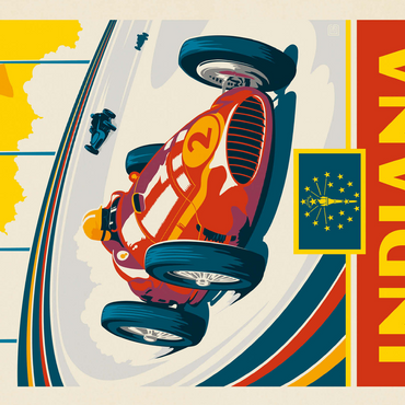 Indiana: The Hoosier State 500 Jigsaw Puzzle 3D Modell