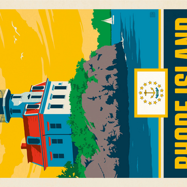 Rhode Island: The Ocean State 1000 Jigsaw Puzzle 3D Modell