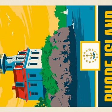 Rhode Island: The Ocean State 500 Jigsaw Puzzle 3D Modell