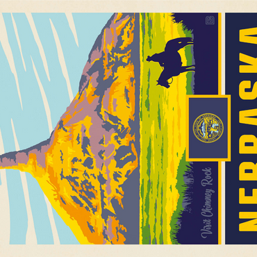 Nebraska: The Cornhusker State 1000 Jigsaw Puzzle 3D Modell