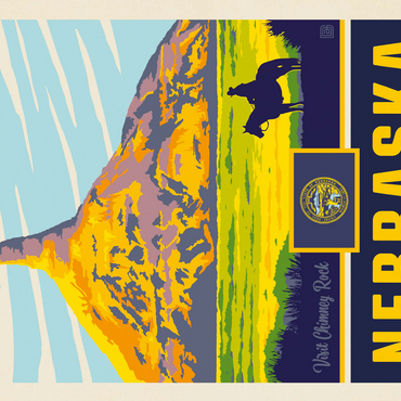 Nebraska: The Cornhusker State 500 Jigsaw Puzzle 3D Modell