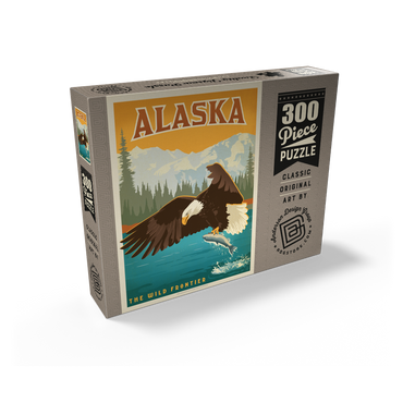 Alaska: Eagle, Vintage Poster 300 Jigsaw Puzzle box view2