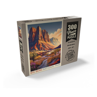 Big Bend National Park: Wonderland, Vintage Poster 300 Jigsaw Puzzle box view2