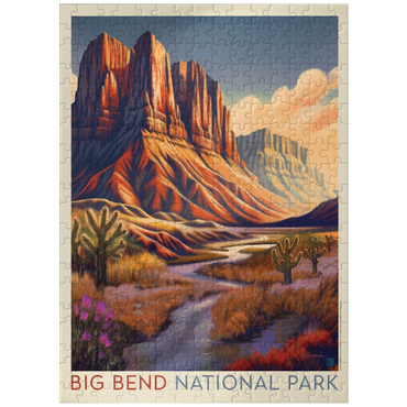 puzzleplate Big Bend National Park: Wonderland, Vintage Poster 300 Jigsaw Puzzle