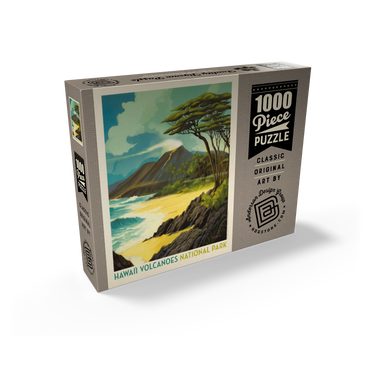 Hawai'i Volcanoes National Park: Lava In The Lagoon, Vintage Poster 1000 Jigsaw Puzzle box view2