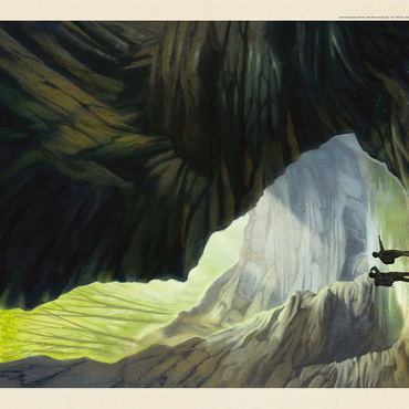 Mammoth Cave National Park: The Light Of Day, Vintage Poster 1000 Jigsaw Puzzle 3D Modell