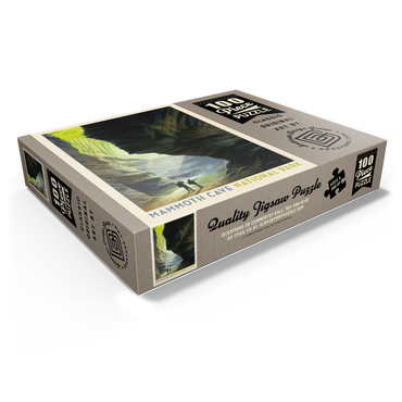 Mammoth Cave National Park: The Light Of Day, Vintage Poster 100 Jigsaw Puzzle box view1
