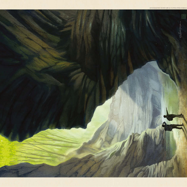 Mammoth Cave National Park: The Light Of Day, Vintage Poster 100 Jigsaw Puzzle 3D Modell