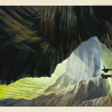 Mammoth Cave National Park: The Light Of Day, Vintage Poster 500 Jigsaw Puzzle 3D Modell