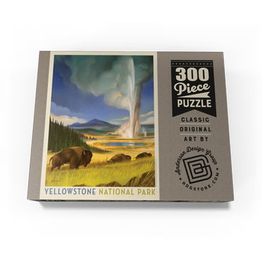 Yellowstone National Park: Wonderland, Vintage Poster 300 Jigsaw Puzzle box view3