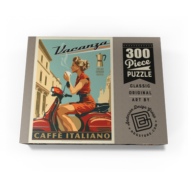 Vacanza Italiana Coffee, Vintage Poster 300 Jigsaw Puzzle box view3