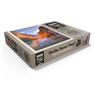 Big Bend National Park: Made In The Shade, Vintage Poster 1000 Jigsaw Puzzle box view1