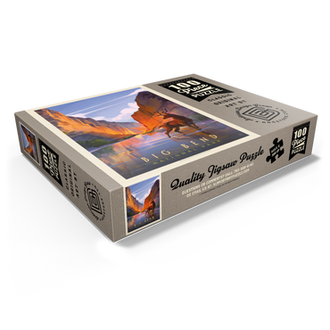 Big Bend National Park: Made In The Shade, Vintage Poster 100 Jigsaw Puzzle box view1