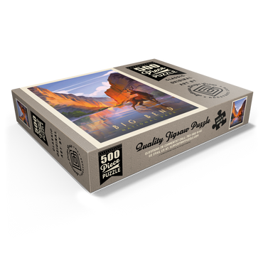 Big Bend National Park: Made In The Shade, Vintage Poster 500 Jigsaw Puzzle box view1