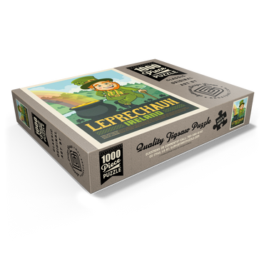 Mythical Creatures: Leprechaun (Ireland), Vintage Poster 1000 Jigsaw Puzzle box view1