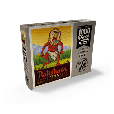 Mythical Creatures: Rakshasa (India), Vintage Poster 1000 Jigsaw Puzzle box view2