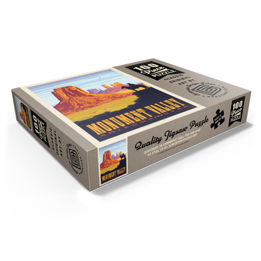 Monument Valley: Cowboy Ranger, Vintage Poster 100 Jigsaw Puzzle box view1