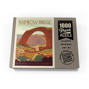 Rainbow Bridge National Monument, Vintage Poster 1000 Jigsaw Puzzle box view3