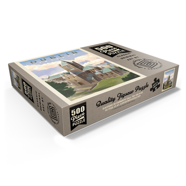 Ireland: Dublin, Vintage Poster 500 Jigsaw Puzzle box view1
