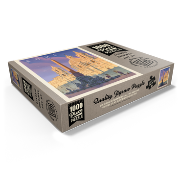 Italy: Rome In The Morning, Vintage Poster 1000 Jigsaw Puzzle box view1