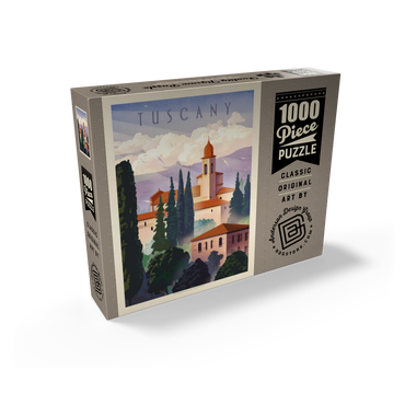 Italy: Tuscany In The Summer, Vintage Poster 1000 Jigsaw Puzzle box view2