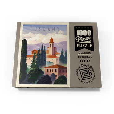 Italy: Tuscany In The Summer, Vintage Poster 1000 Jigsaw Puzzle box view3