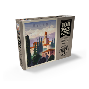 Italy: Tuscany In The Summer, Vintage Poster 100 Jigsaw Puzzle box view2