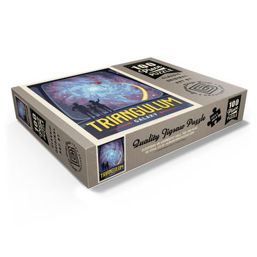 Triangulum Galaxy, Vintage Poster 100 Jigsaw Puzzle box view1