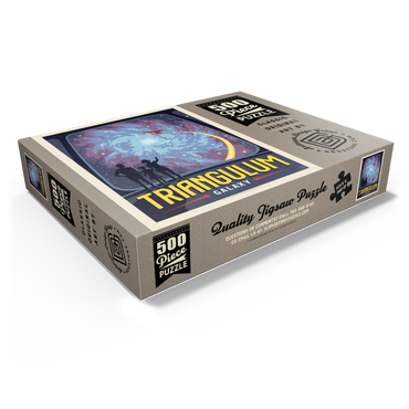 Triangulum Galaxy, Vintage Poster 500 Jigsaw Puzzle box view1