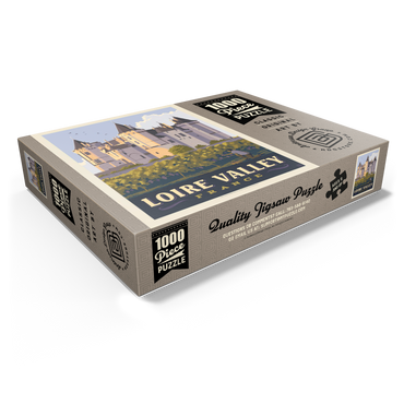 France: Loire Valley, Château de Saumur, Vintage Poster 1000 Jigsaw Puzzle box view1