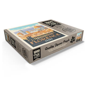 Italy: Florence (Cathedral View), Vintage Poster 1000 Jigsaw Puzzle box view1