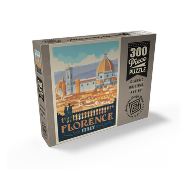 Italy: Florence (Cathedral View), Vintage Poster 300 Jigsaw Puzzle box view2