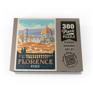 Italy: Florence (Cathedral View), Vintage Poster 300 Jigsaw Puzzle box view3