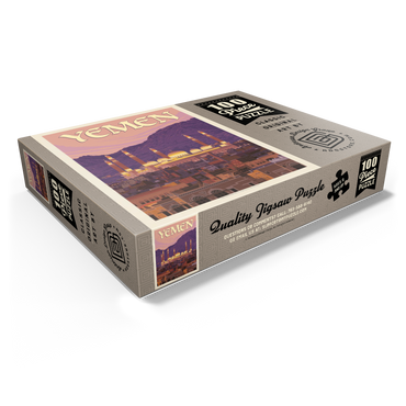 Yemen, Vintage Poster 100 Jigsaw Puzzle box view1