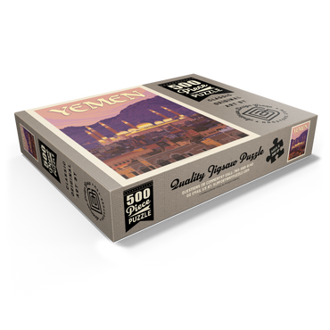 Yemen, Vintage Poster 500 Jigsaw Puzzle box view1