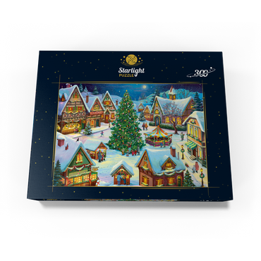 New Year Christmas Market 300 Jigsaw Puzzle box view3