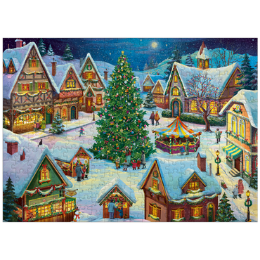 puzzleplate New Year Christmas Market 300 Jigsaw Puzzle