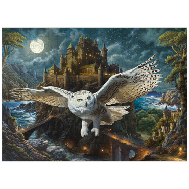 puzzleplate Magic Owl and Castle 300 Jigsaw Puzzle