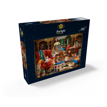 Corgi in the Library 300 Jigsaw Puzzle box view2