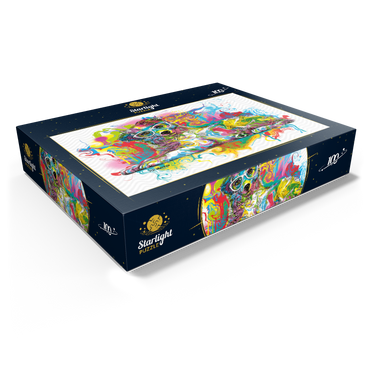 Curious Pup 100 Jigsaw Puzzle box view1