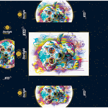 Lab Eyes 1000 Jigsaw Puzzle box 3D Modell