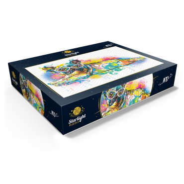 Lazy Frenchie 100 Jigsaw Puzzle box view1