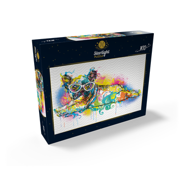 Lazy Frenchie 100 Jigsaw Puzzle box view2