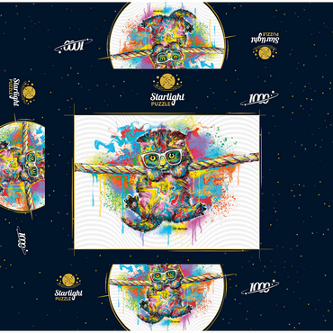 Just Hangin 1000 Jigsaw Puzzle box 3D Modell