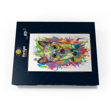 Kitten with Glasses 100 Jigsaw Puzzle box view3