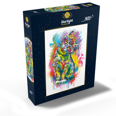 Tilted Kitty 500 Jigsaw Puzzle box view2