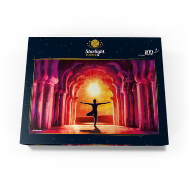 Yoga Sunrise 100 Jigsaw Puzzle box view3