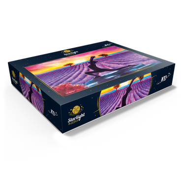 Yoga by the Flowers 100 Jigsaw Puzzle box view1