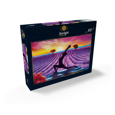 Yoga by the Flowers 100 Jigsaw Puzzle box view2